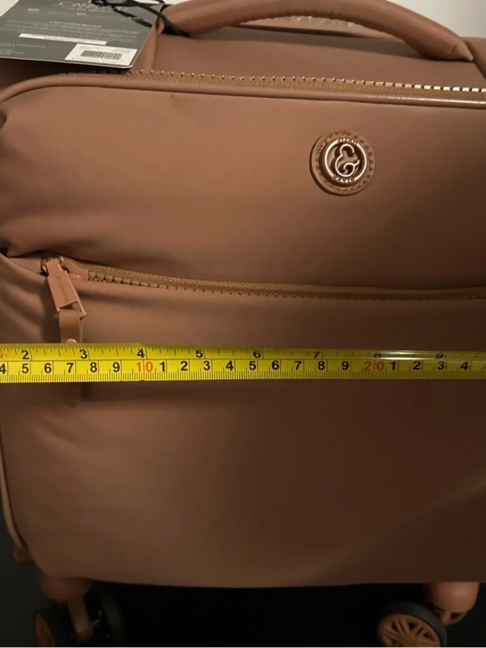 Joan & David Tan Carry-On 16” Rolling Workbook UNDERSEATER